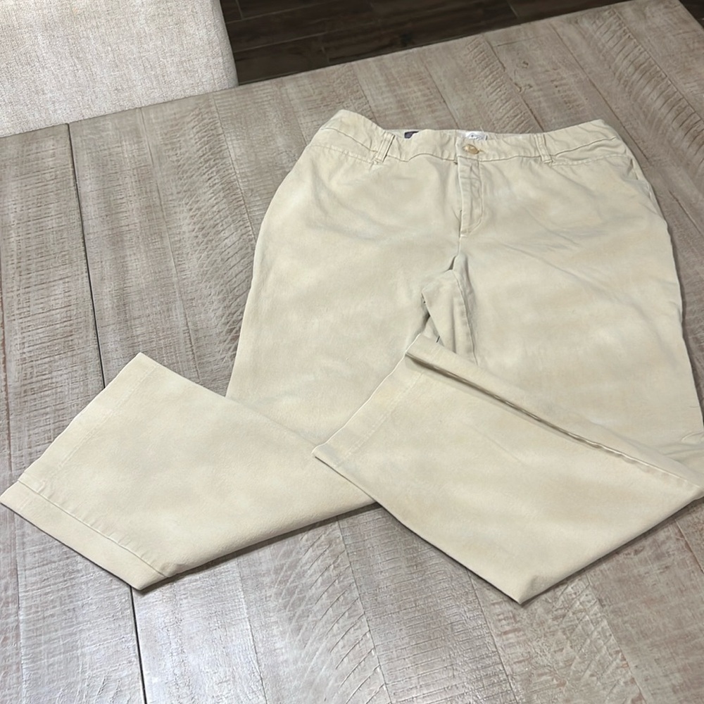EUC Women’s khaki’s by St John’s Bay straight leg